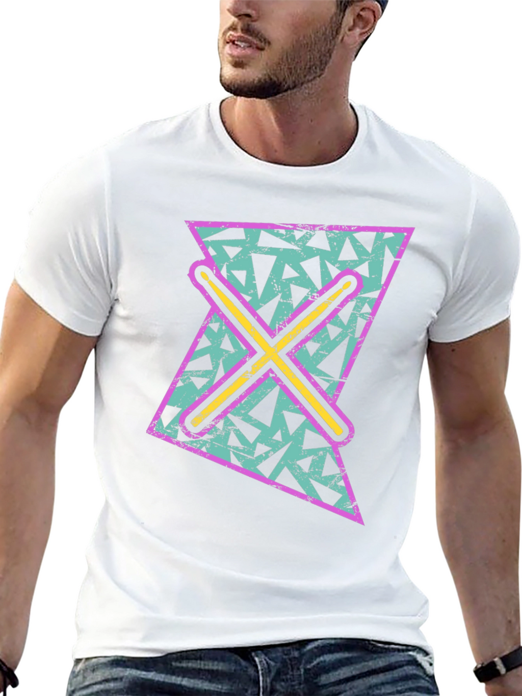 Retro Drummer T-Shirt