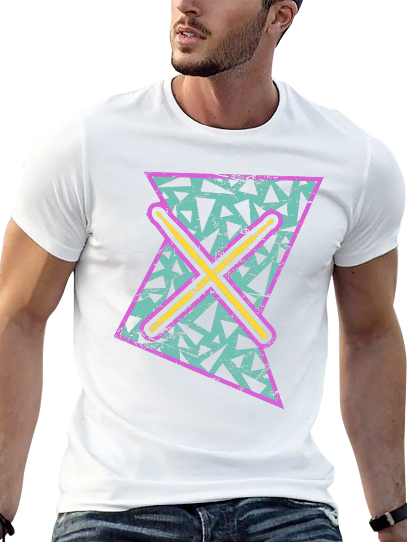 Retro Drummer T-Shirt