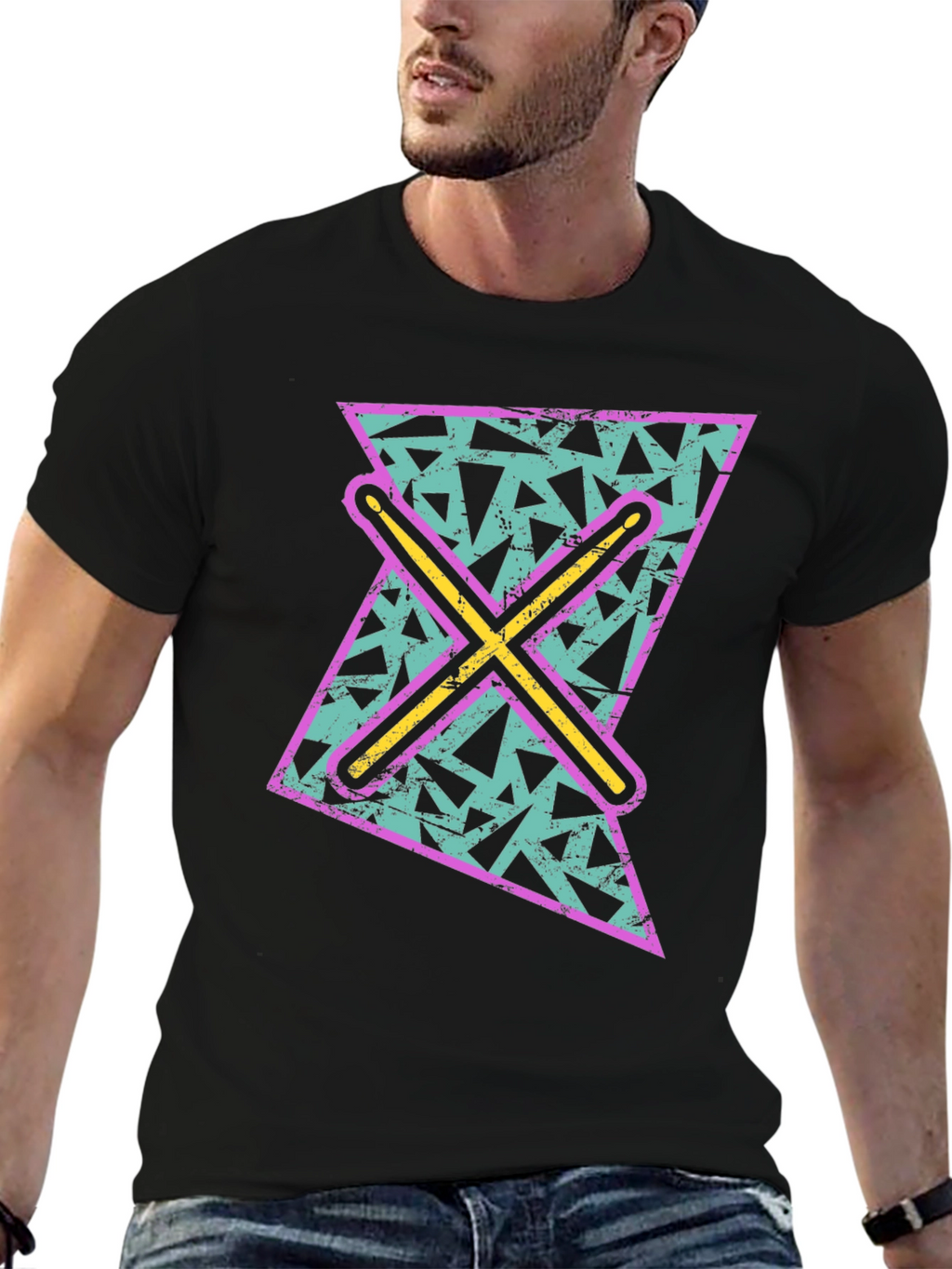 Retro Drummer T-Shirt