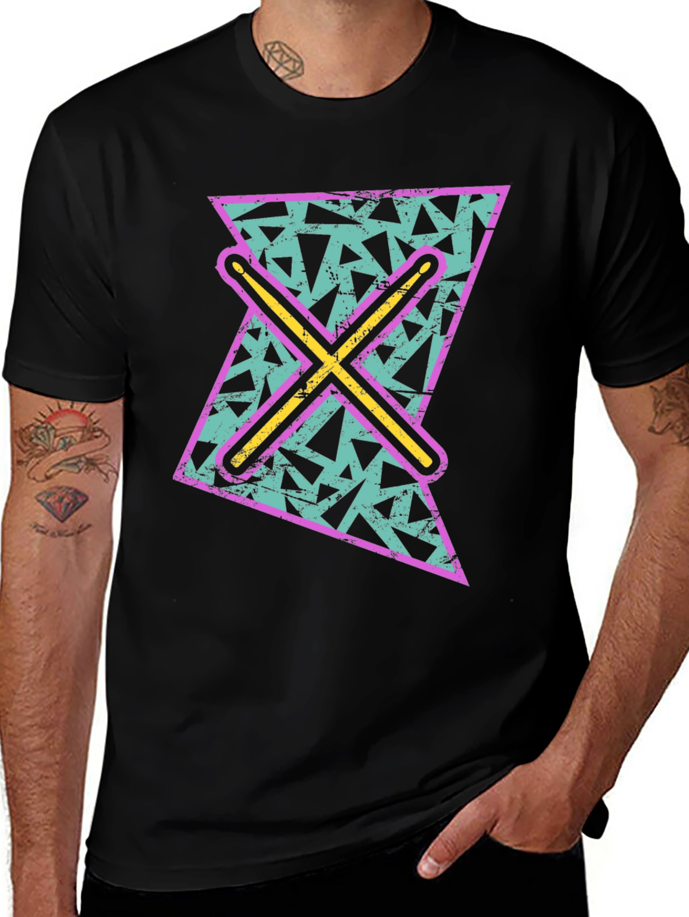 Retro Drummer T-Shirt