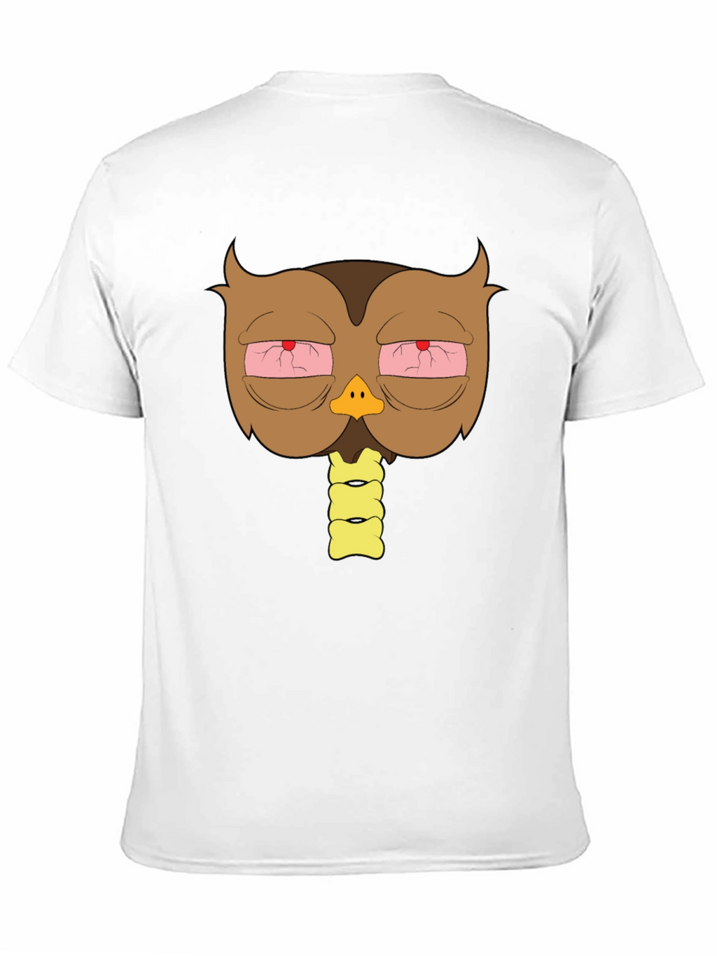 Stoned Owl Graphic T-Shirt - Casual Black Tee