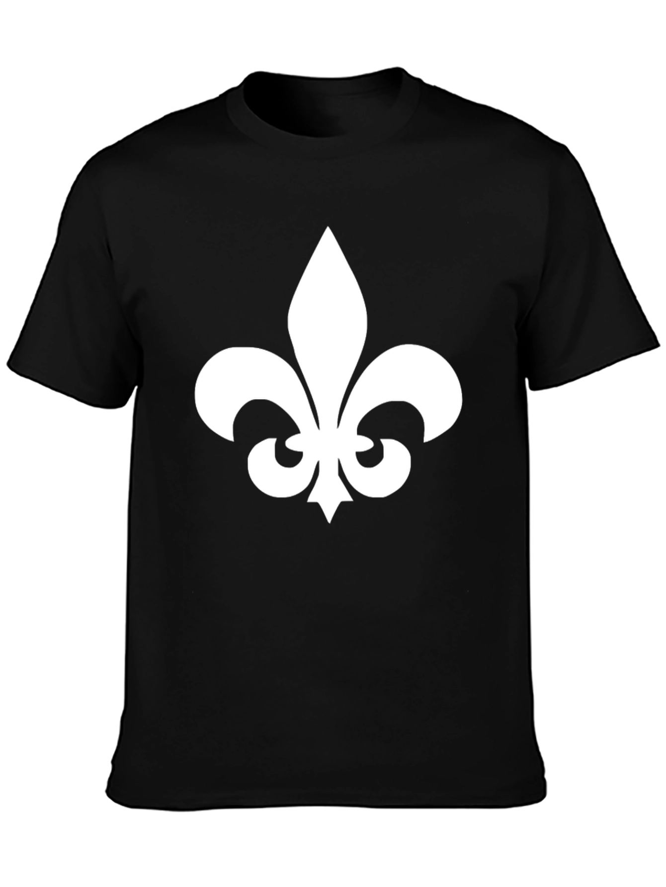 Fleur-de-lis Graphic Tee - Stylish Comfort