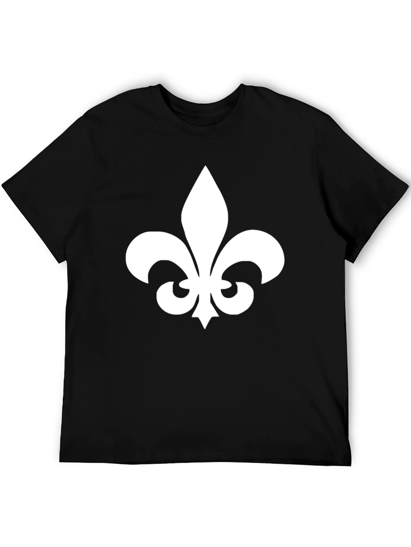 Fleur-de-lis Graphic Tee - Stylish Comfort