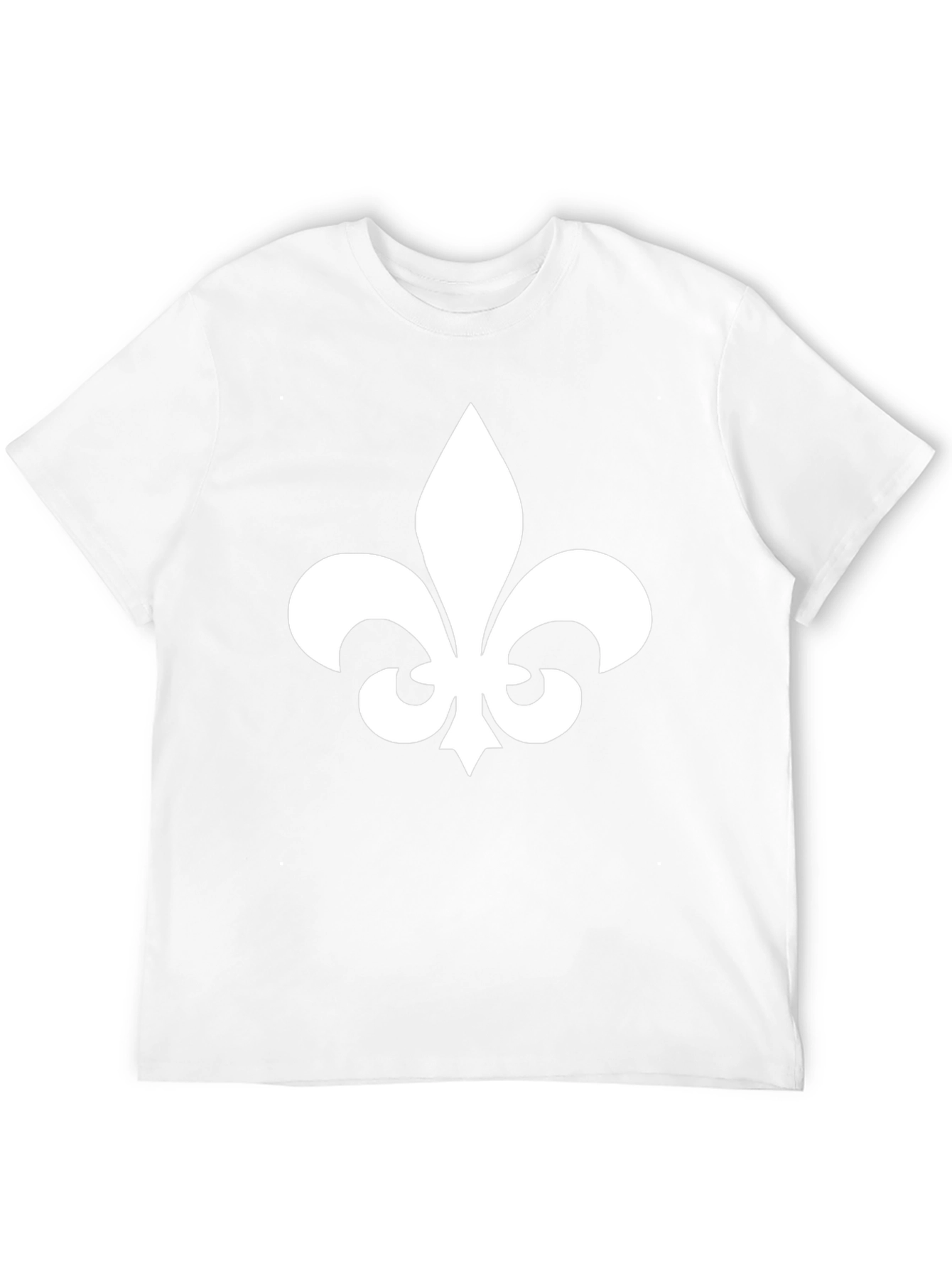 Fleur-de-lis Graphic Tee - Stylish Comfort