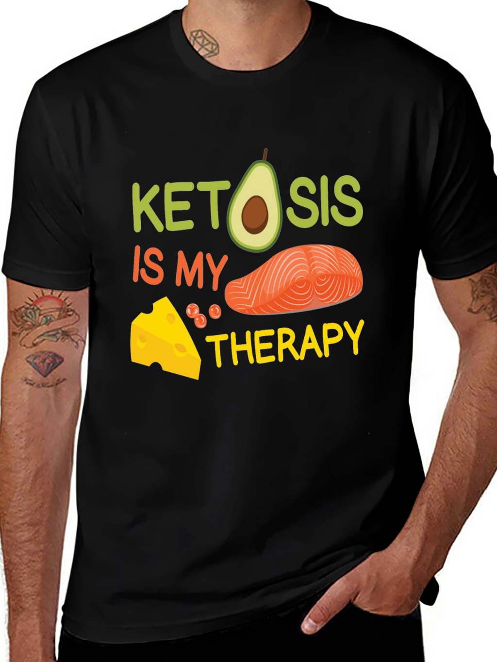 Ketosis Is My Therapy T-Shirt Keto Diet Tee