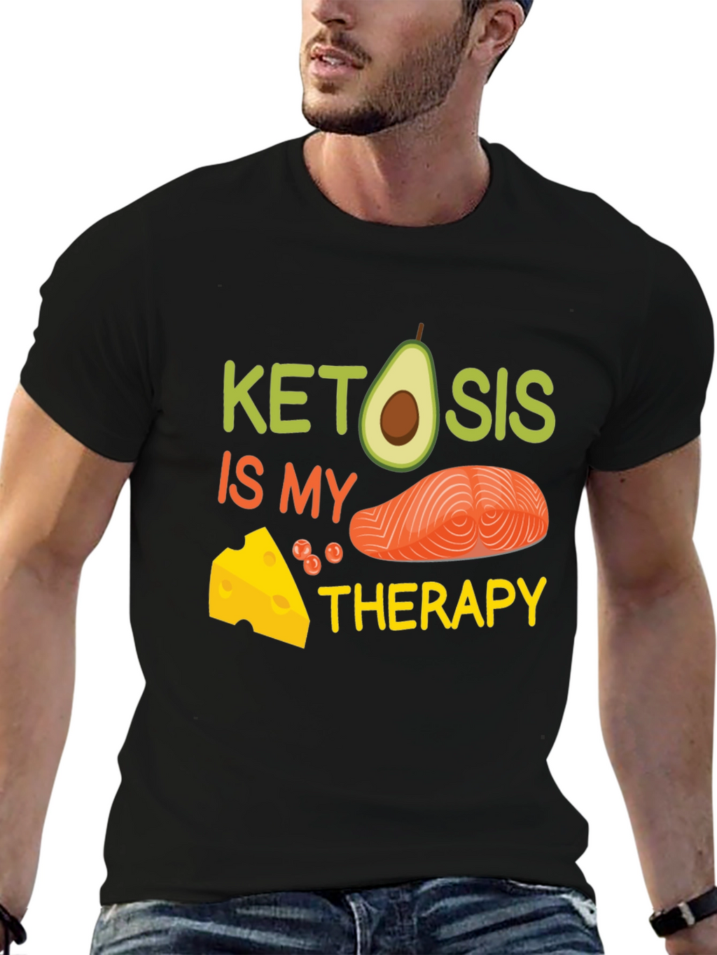 Ketosis Is My Therapy T-Shirt Keto Diet Tee