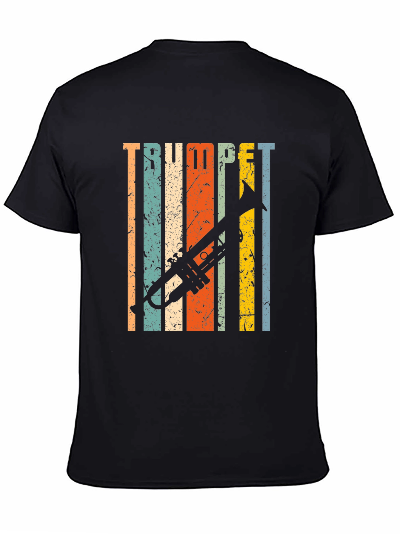 Retro Trumpet T-Shirt - Vintage Style Musical Tee