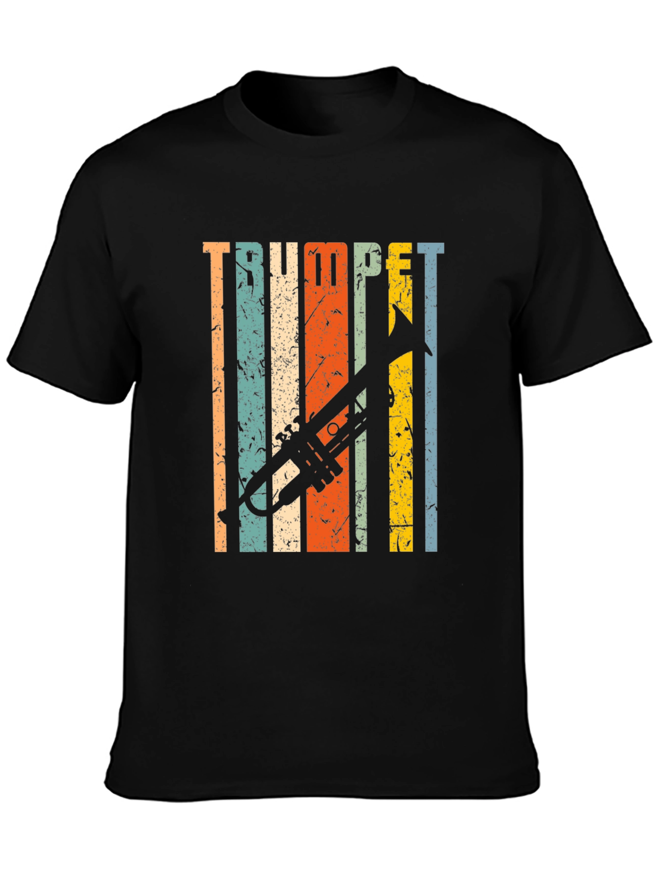 Retro Trumpet T-Shirt - Vintage Style Musical Tee