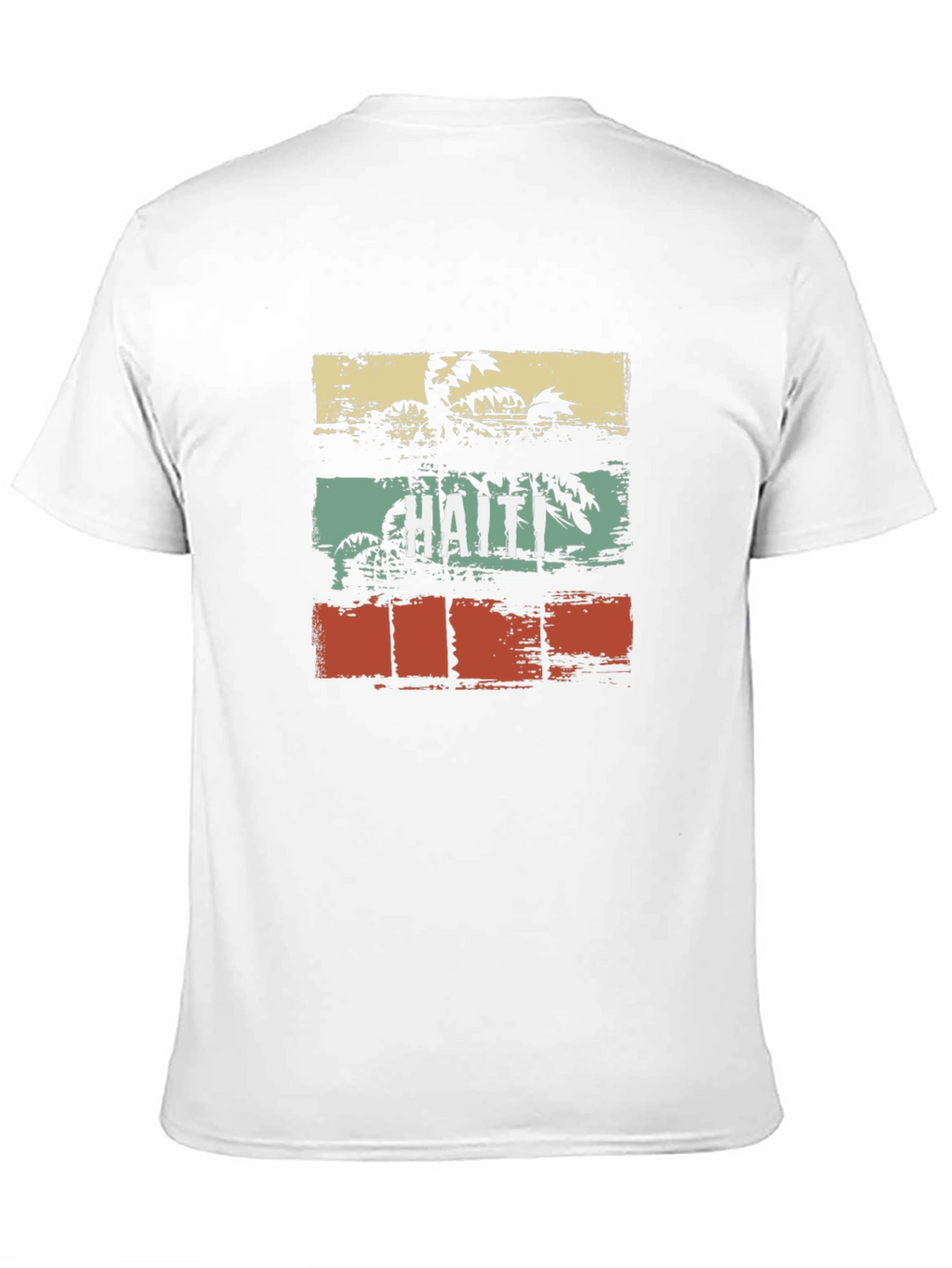 Haiti Retro Palm Tree T-Shirt