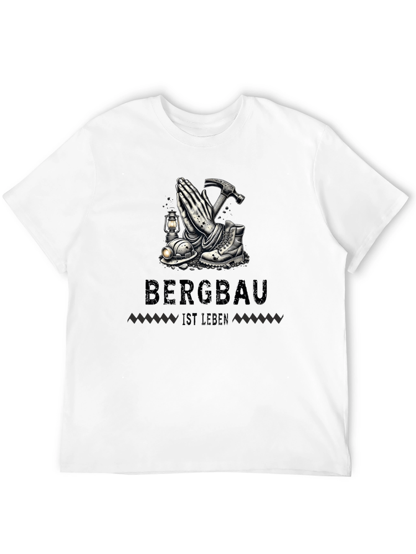 Bergabu Ist Leben Miners Prayer T-Shirt