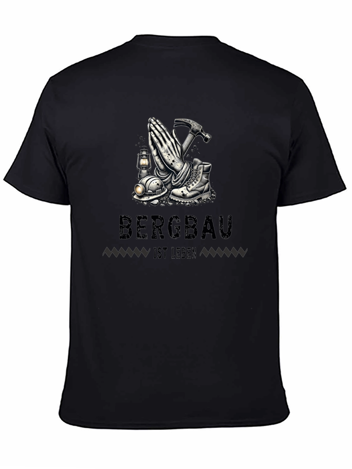 Bergabu Ist Leben Miners Prayer T-Shirt