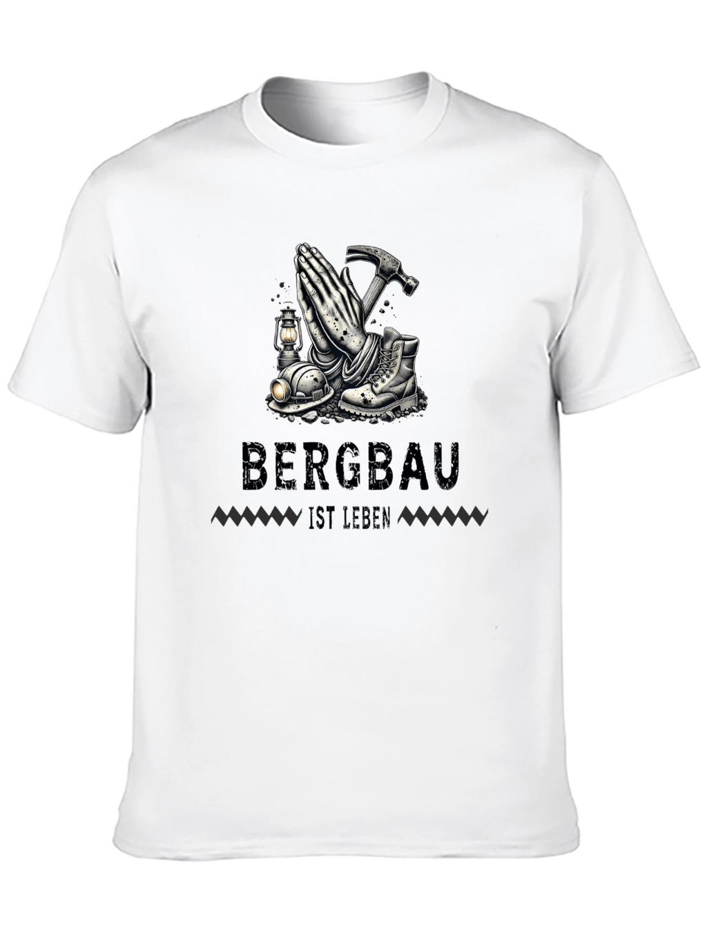 Bergabu Ist Leben Miners Prayer T-Shirt