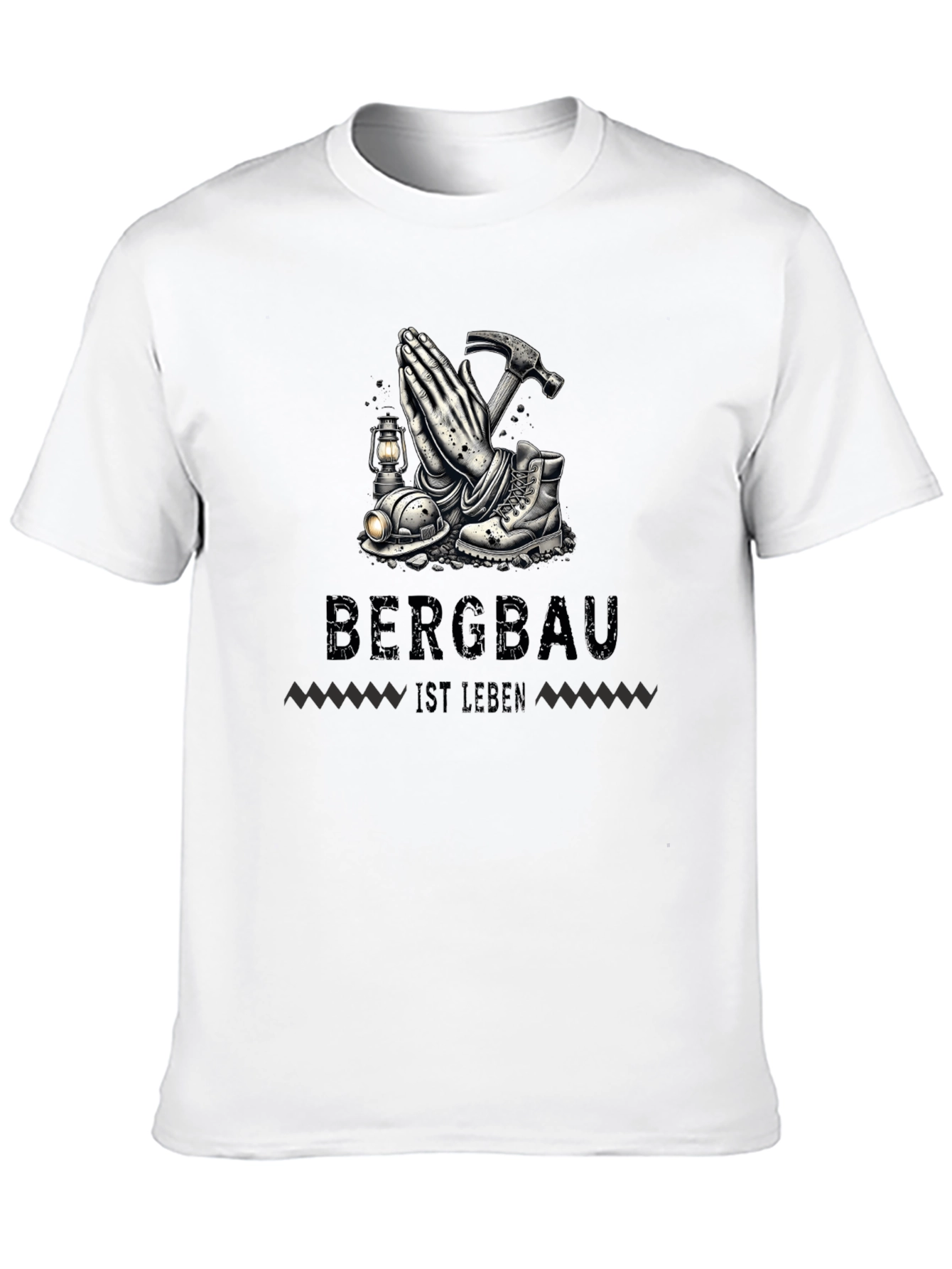 Bergabu Ist Leben Miners Prayer T-Shirt