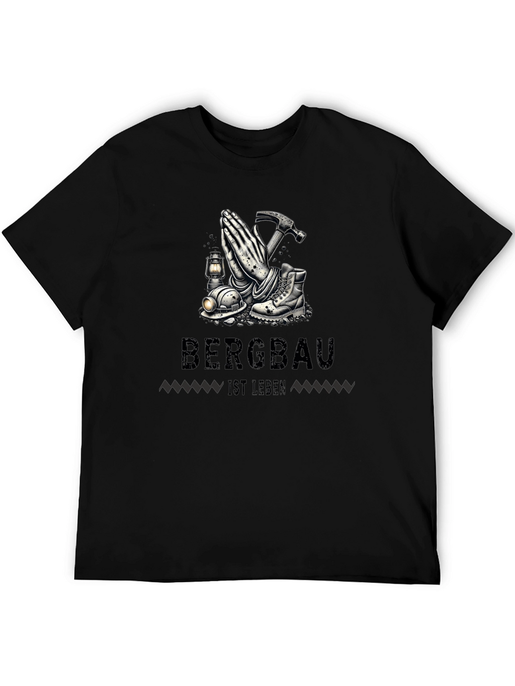 Bergabu Ist Leben Miners Prayer T-Shirt