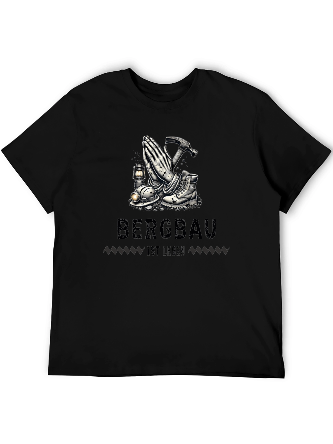 Bergabu Ist Leben Miners Prayer T-Shirt