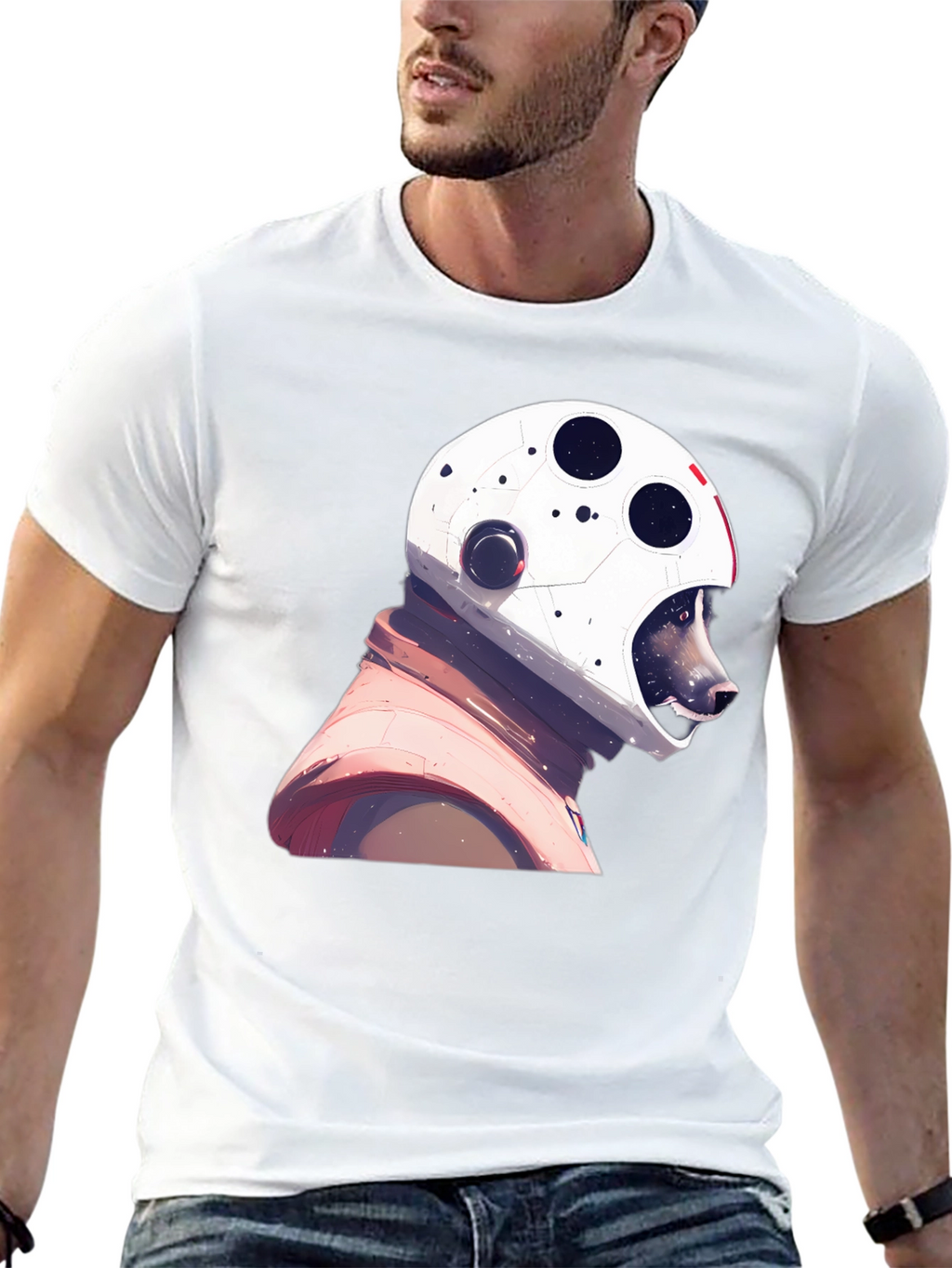 Dog Astronaut T-Shirt: Unique Graphic Tee