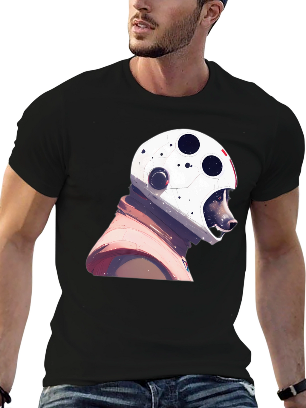 Dog Astronaut T-Shirt: Unique Graphic Tee