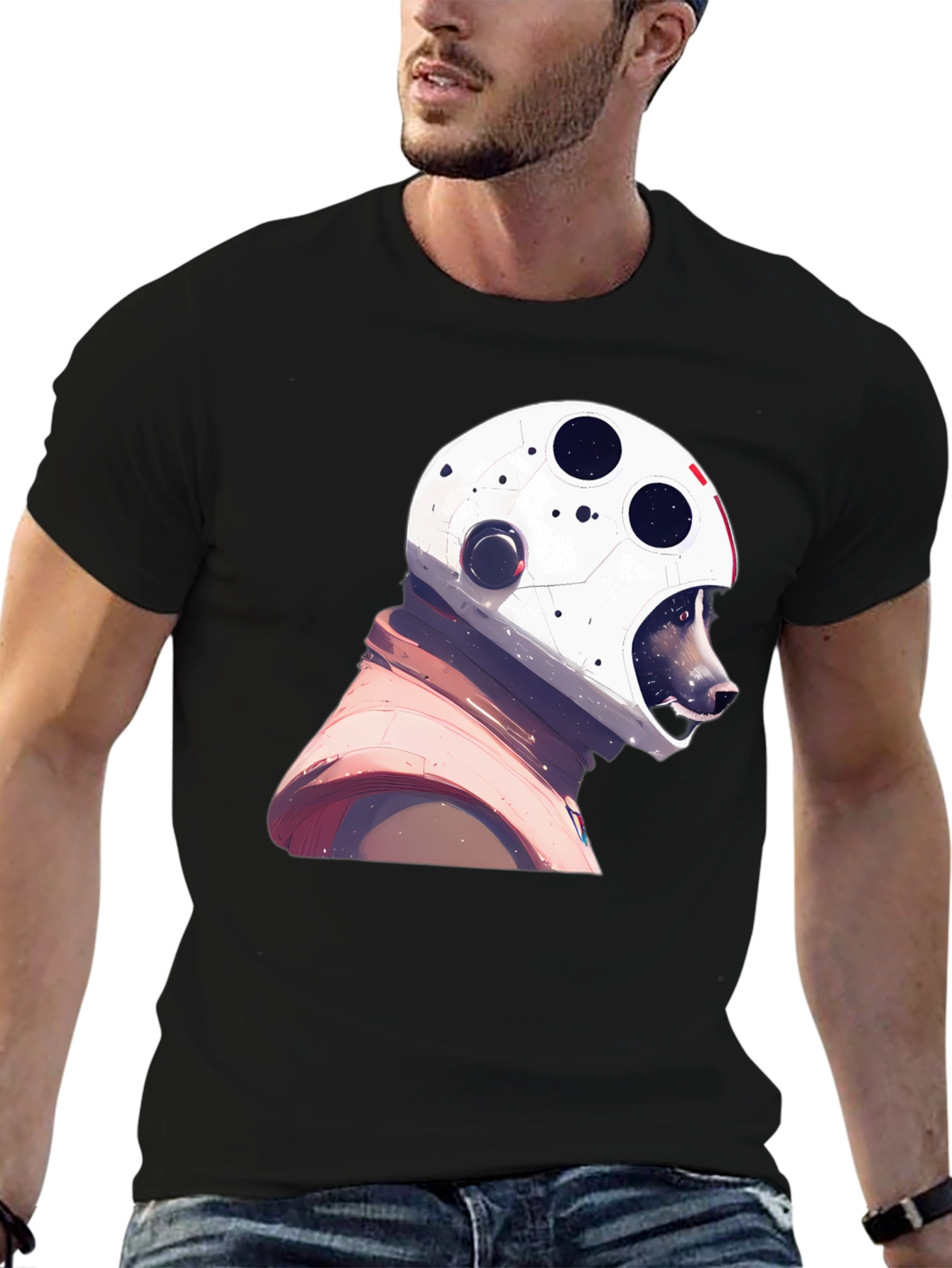 Dog Astronaut T-Shirt: Unique Graphic Tee