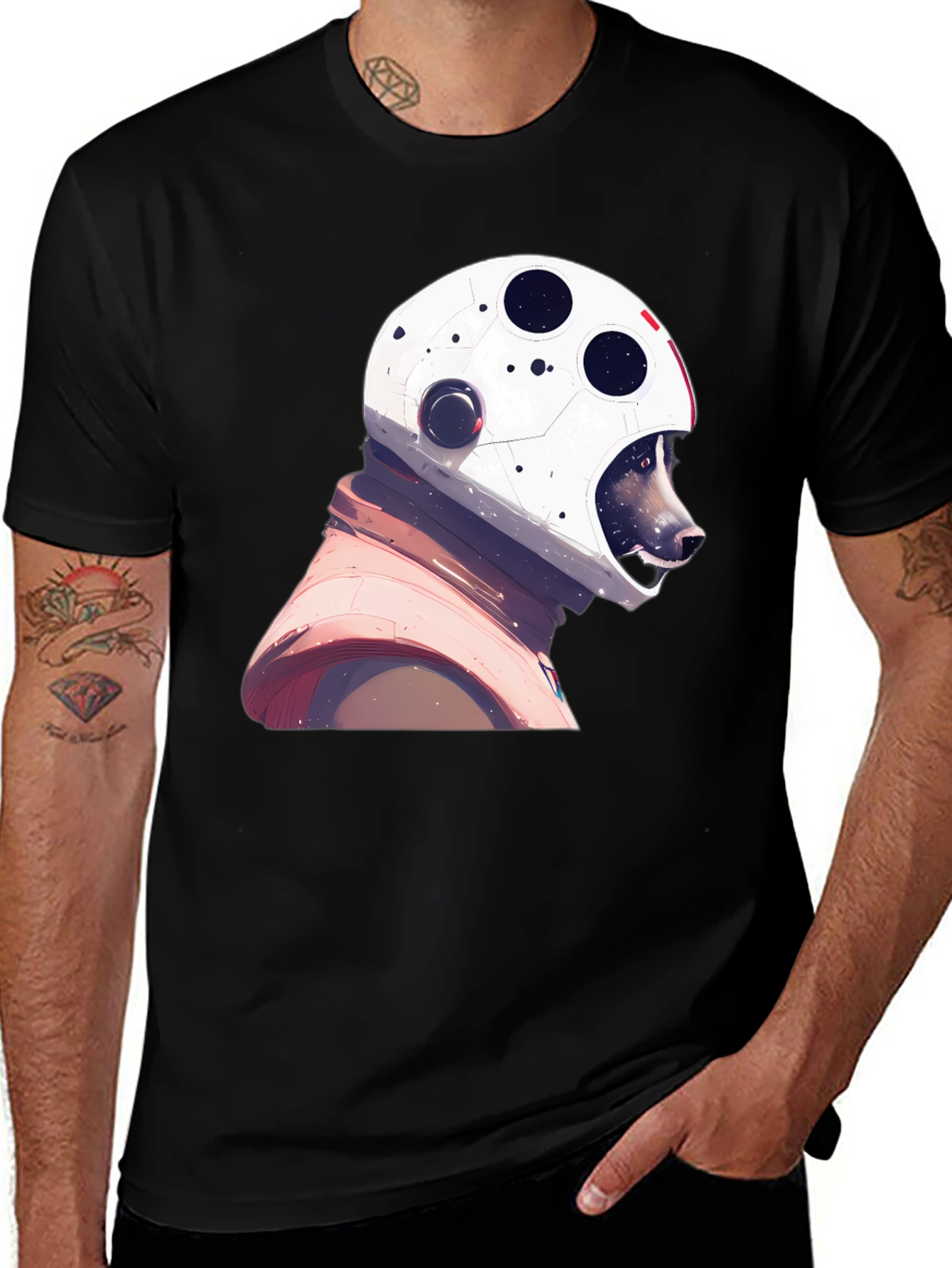 Dog Astronaut T-Shirt: Unique Graphic Tee