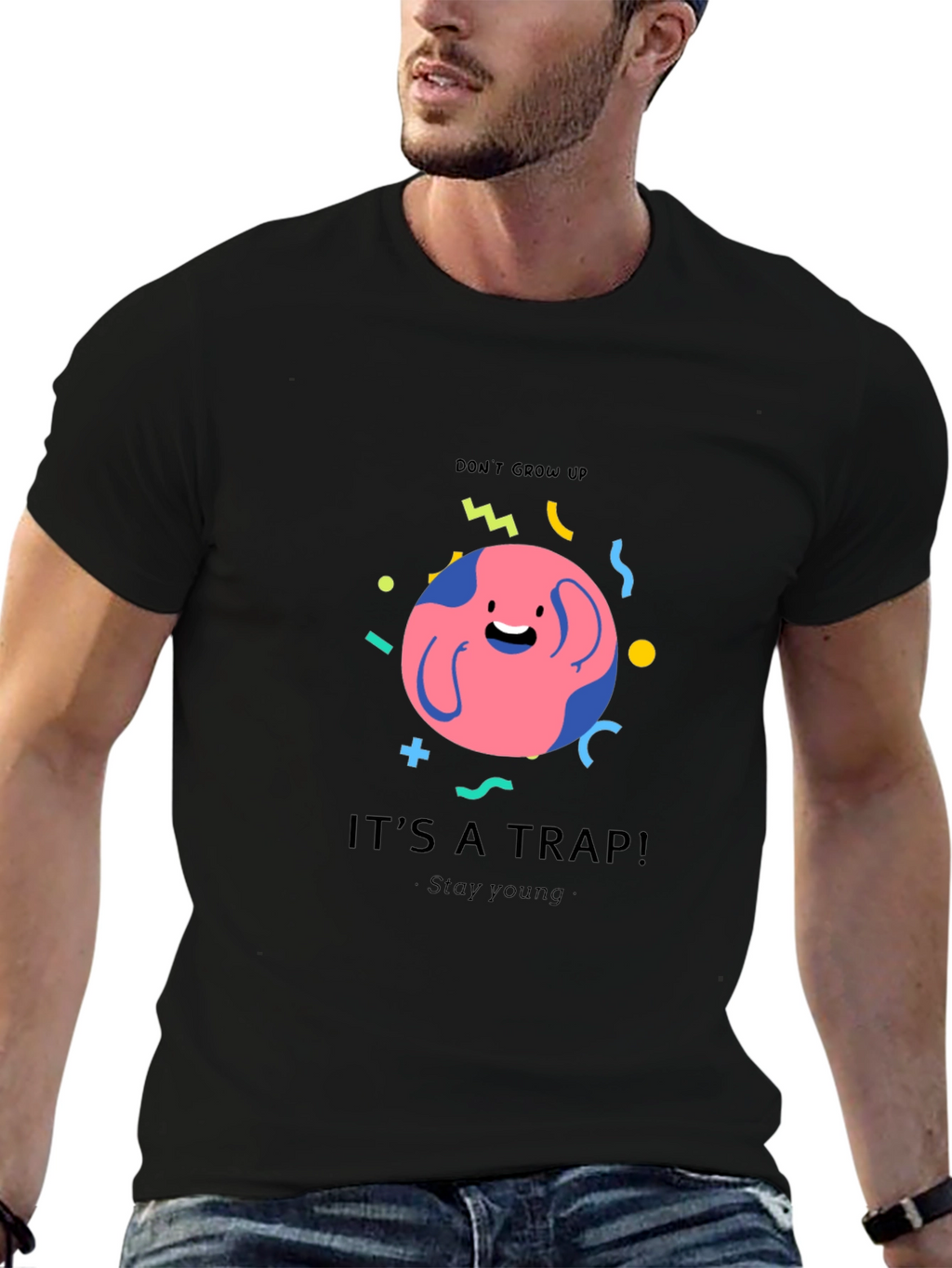 Dont Grow Up - Its A Trap Graphic T-Shirt