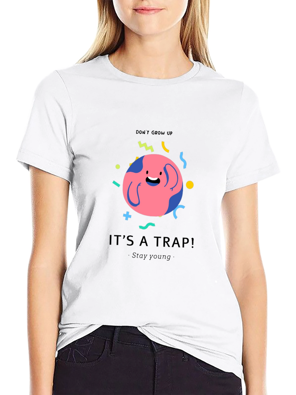 Dont Grow Up - Its A Trap Graphic T-Shirt