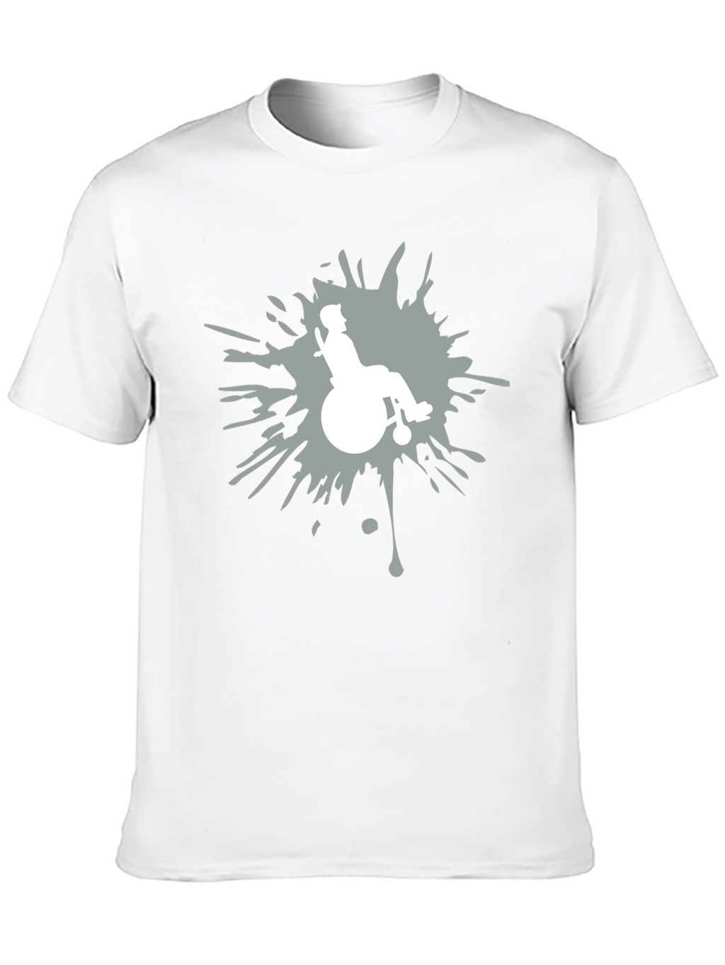 Wheelchair Silhouette Graphic T-Shirt