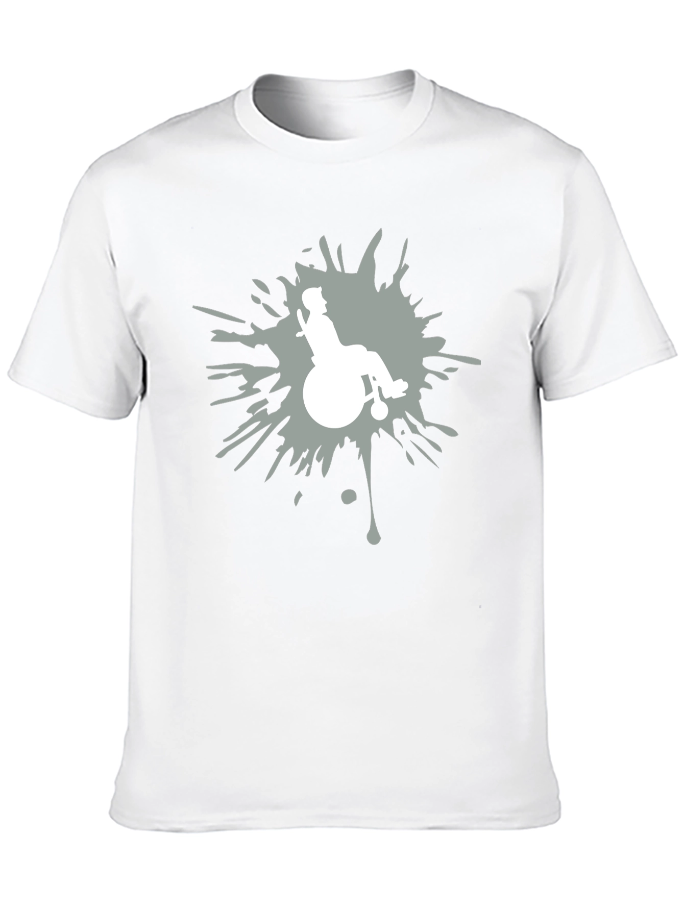 Wheelchair Silhouette Graphic T-Shirt