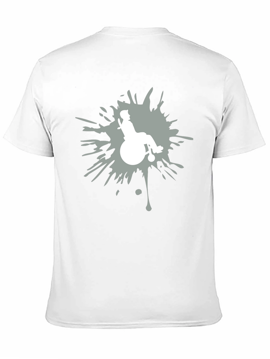 Wheelchair Silhouette Graphic T-Shirt
