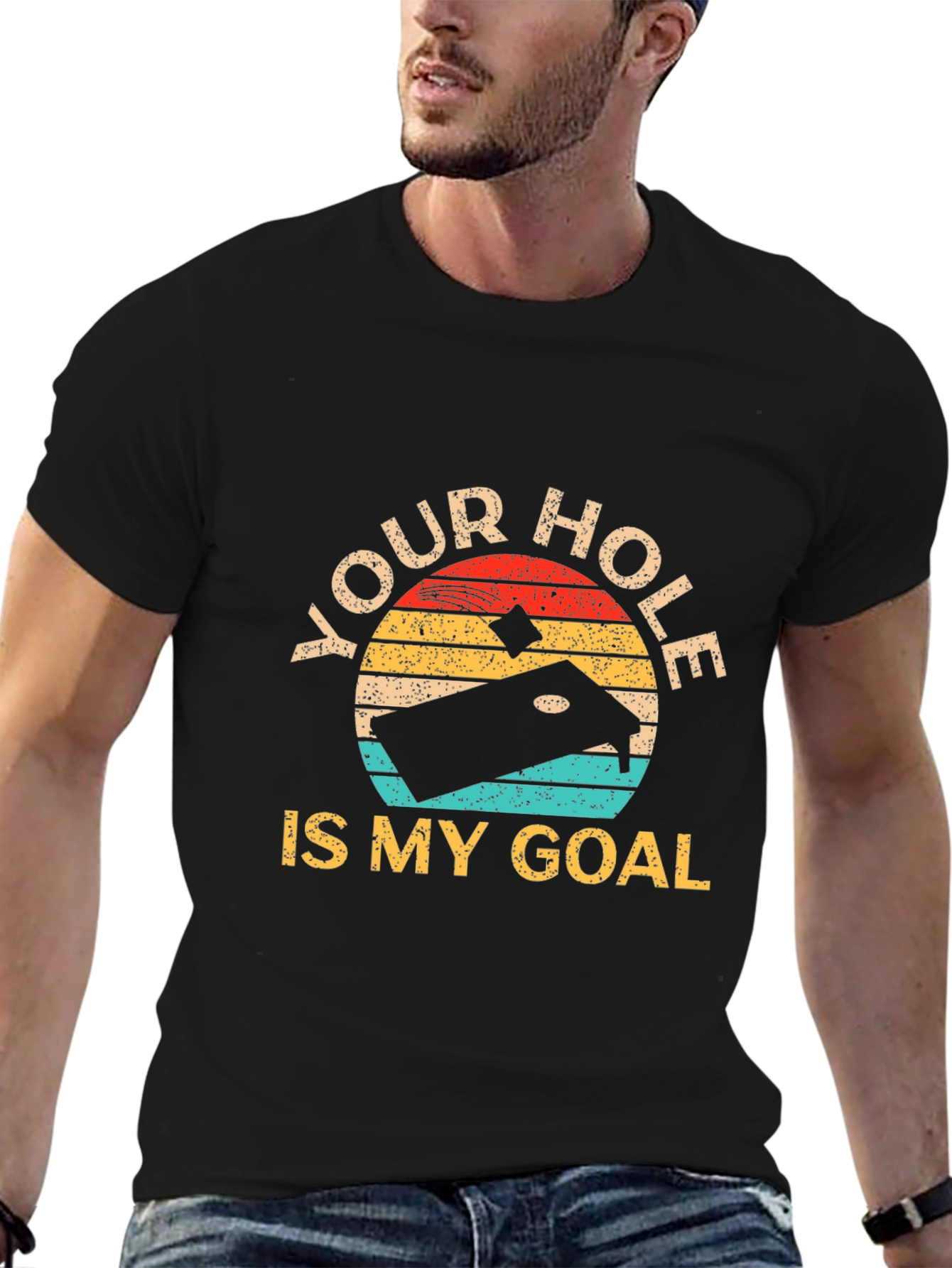 Your Hole is My Goal Retro T-Shirt