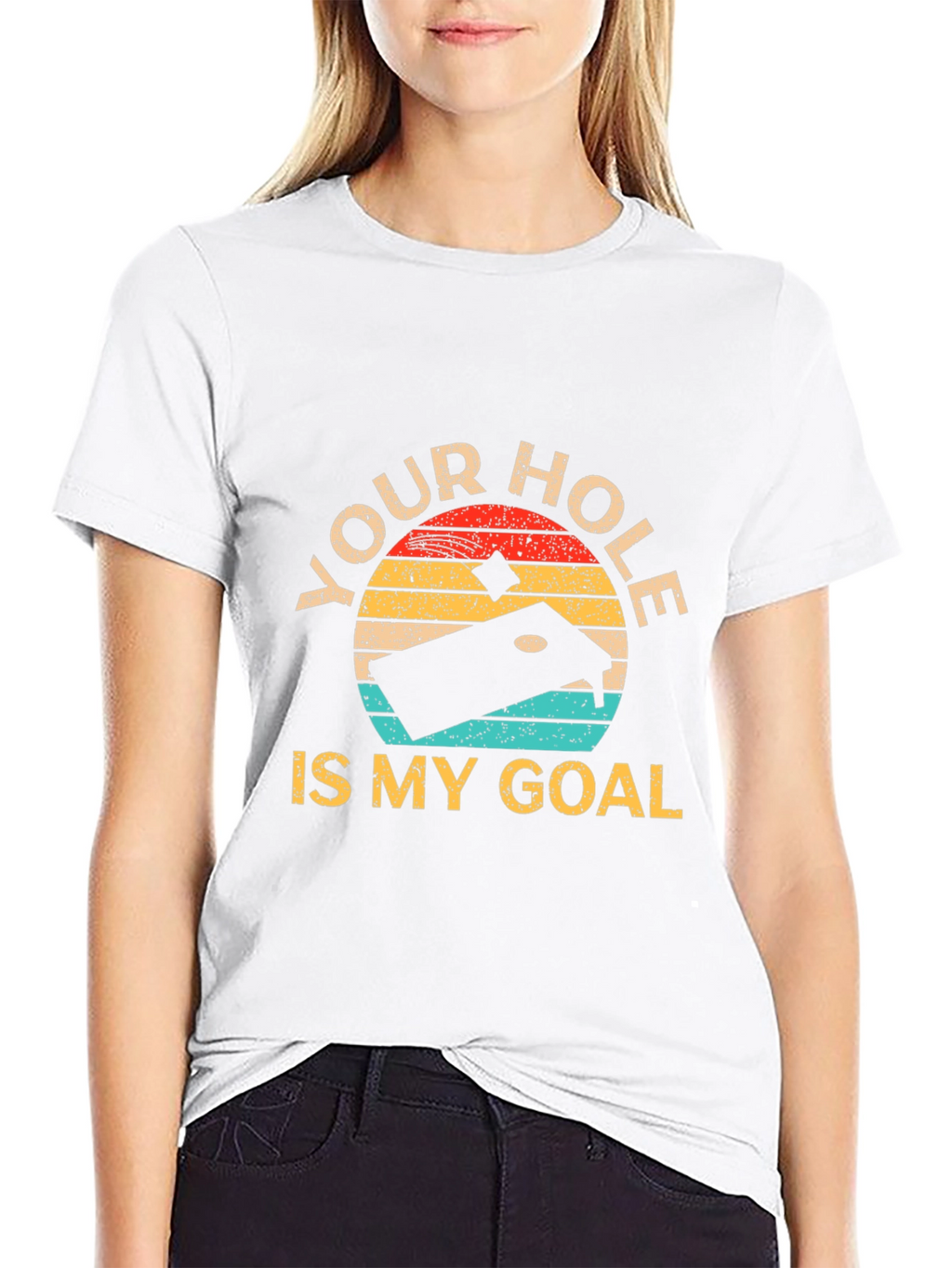 Your Hole is My Goal Retro T-Shirt