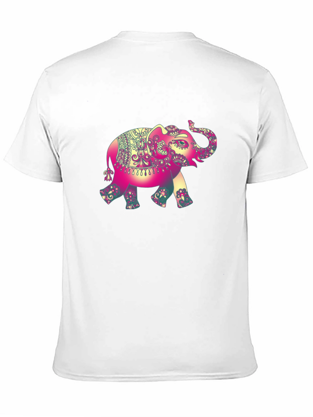 Elephant Graphic Tee - Stylish Mens Black T-Shirt