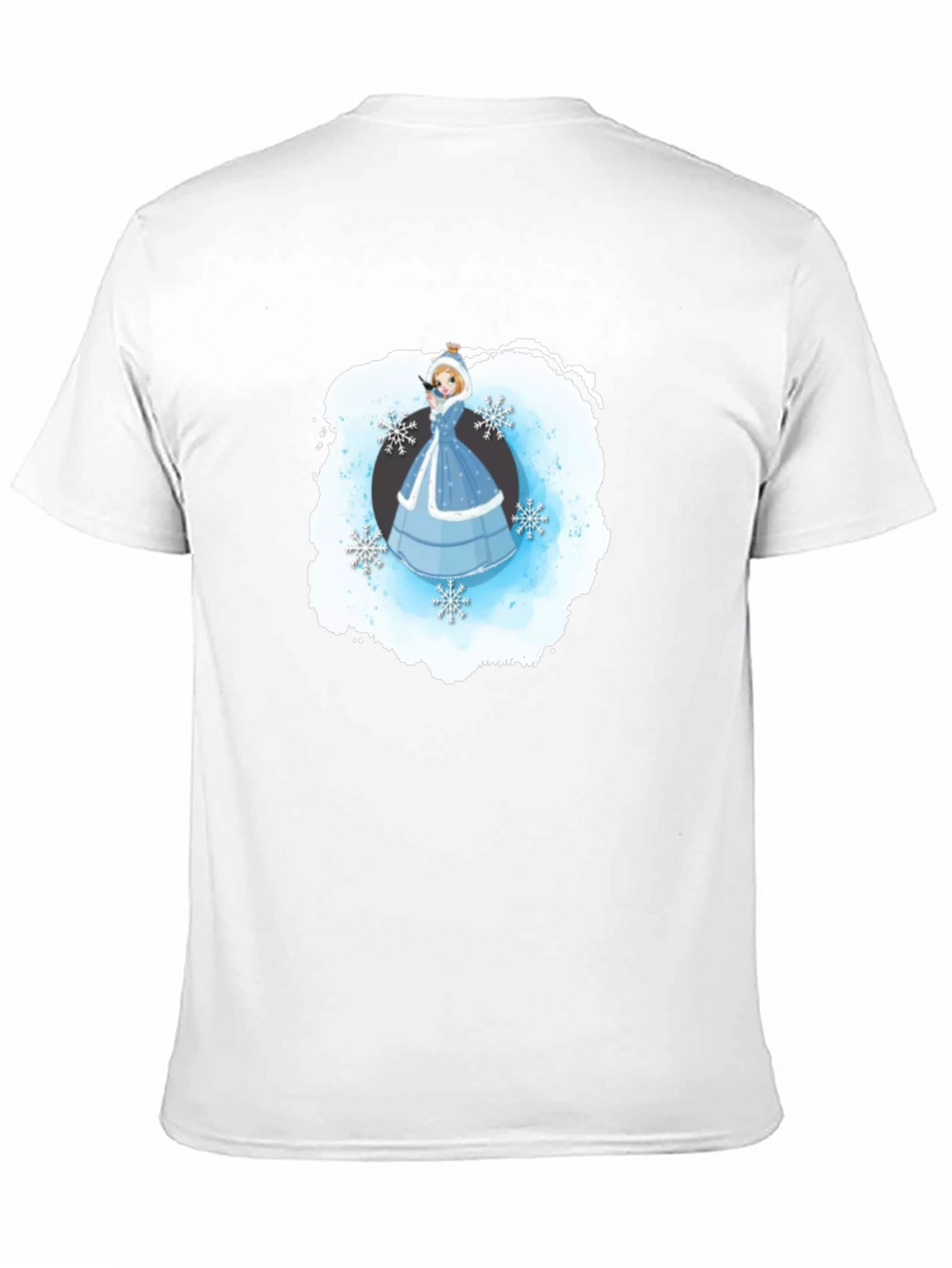 Winter Princess T-Shirt Black Cotton Blend