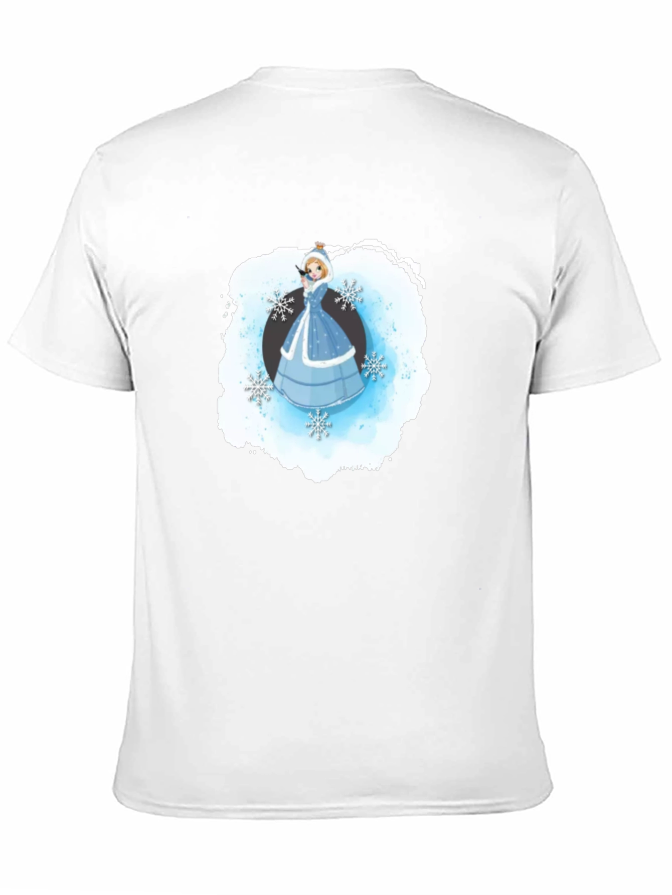 Winter Princess T-Shirt Black Cotton Blend