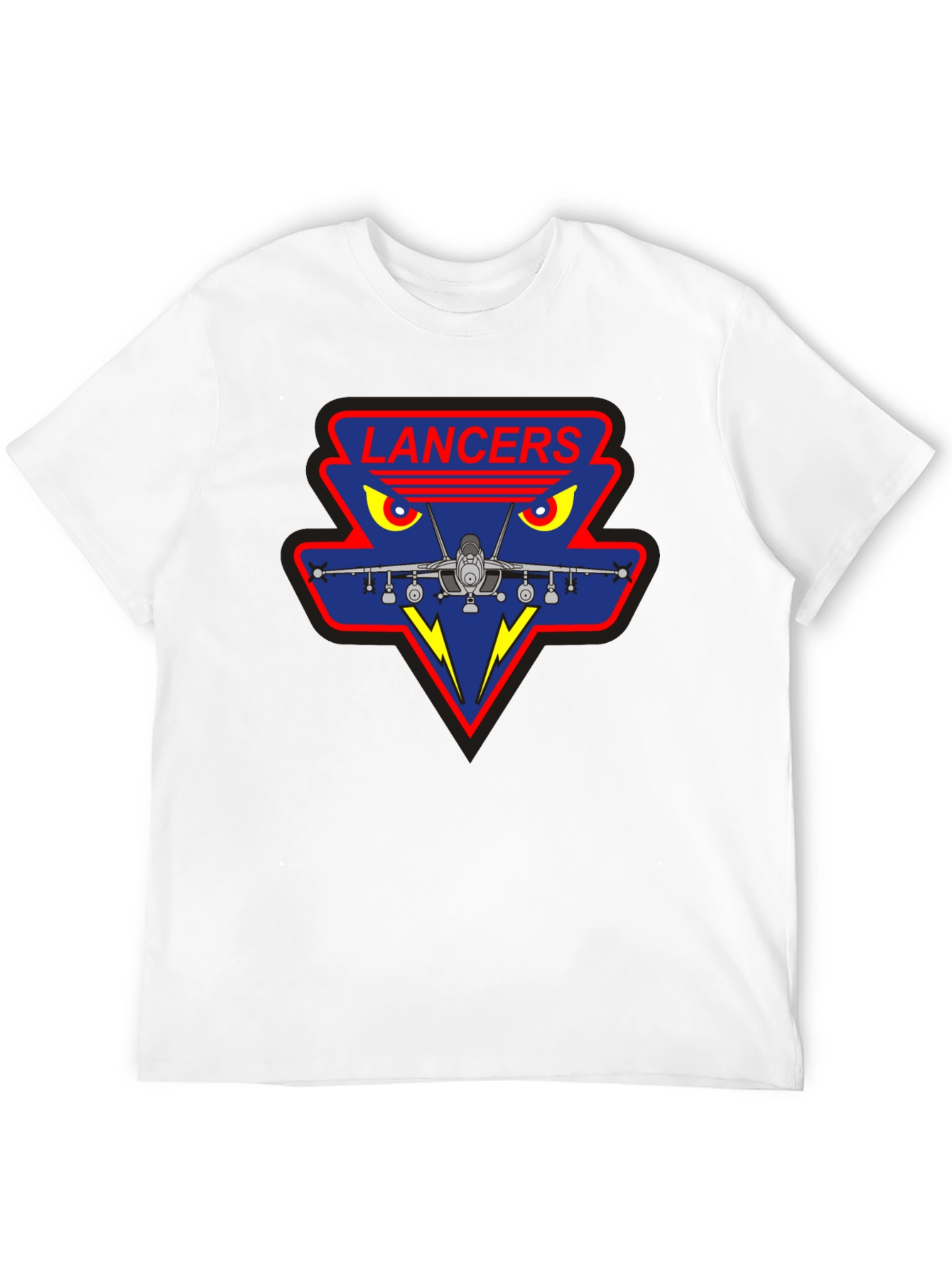 Lancers Squadron Graphic Tee - Black Crew Neck