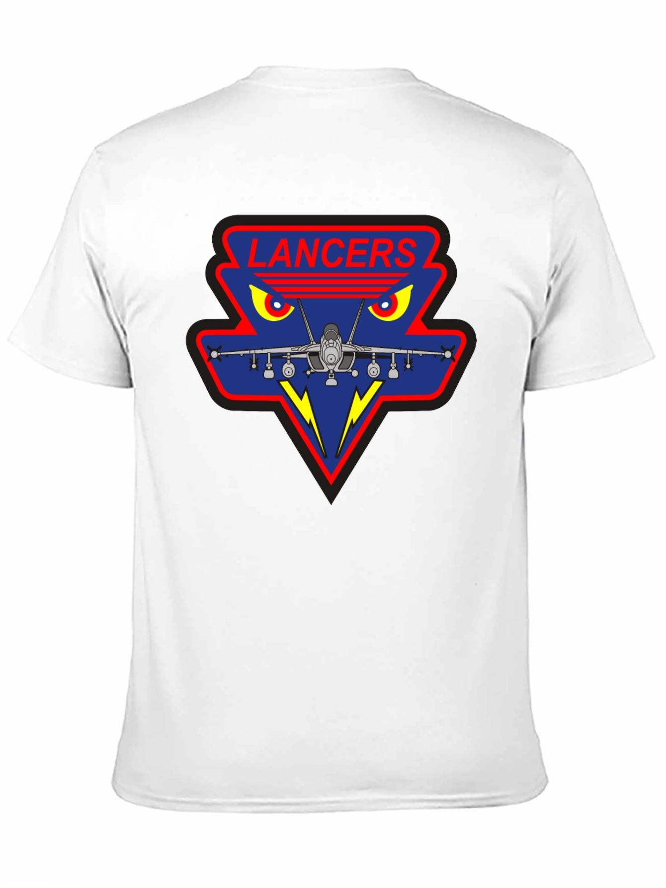 Lancers Squadron Graphic Tee - Black Crew Neck