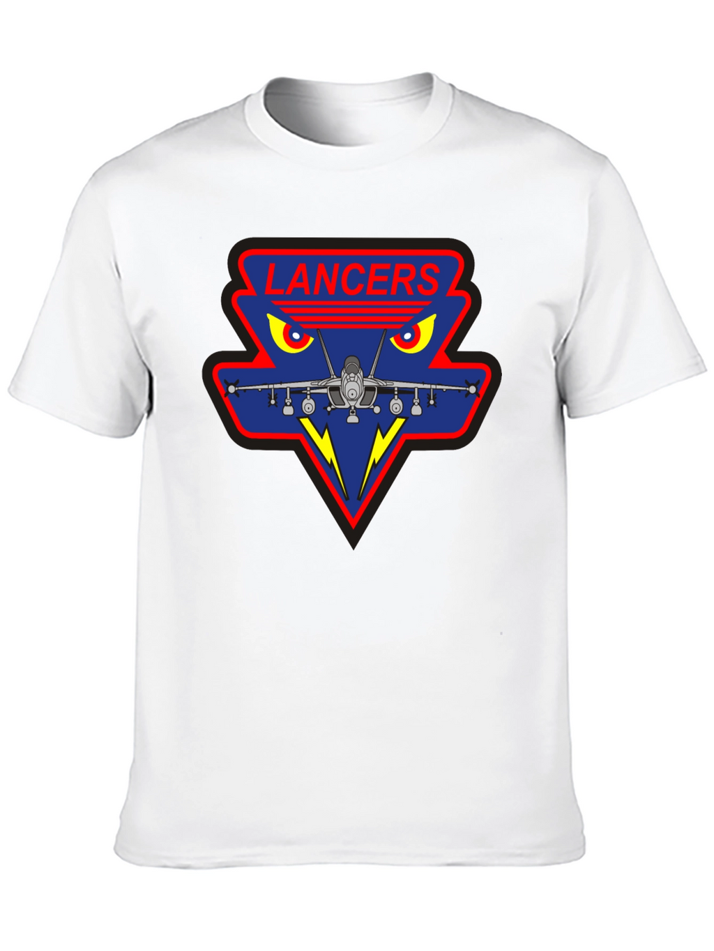 Lancers Squadron Graphic Tee - Black Crew Neck