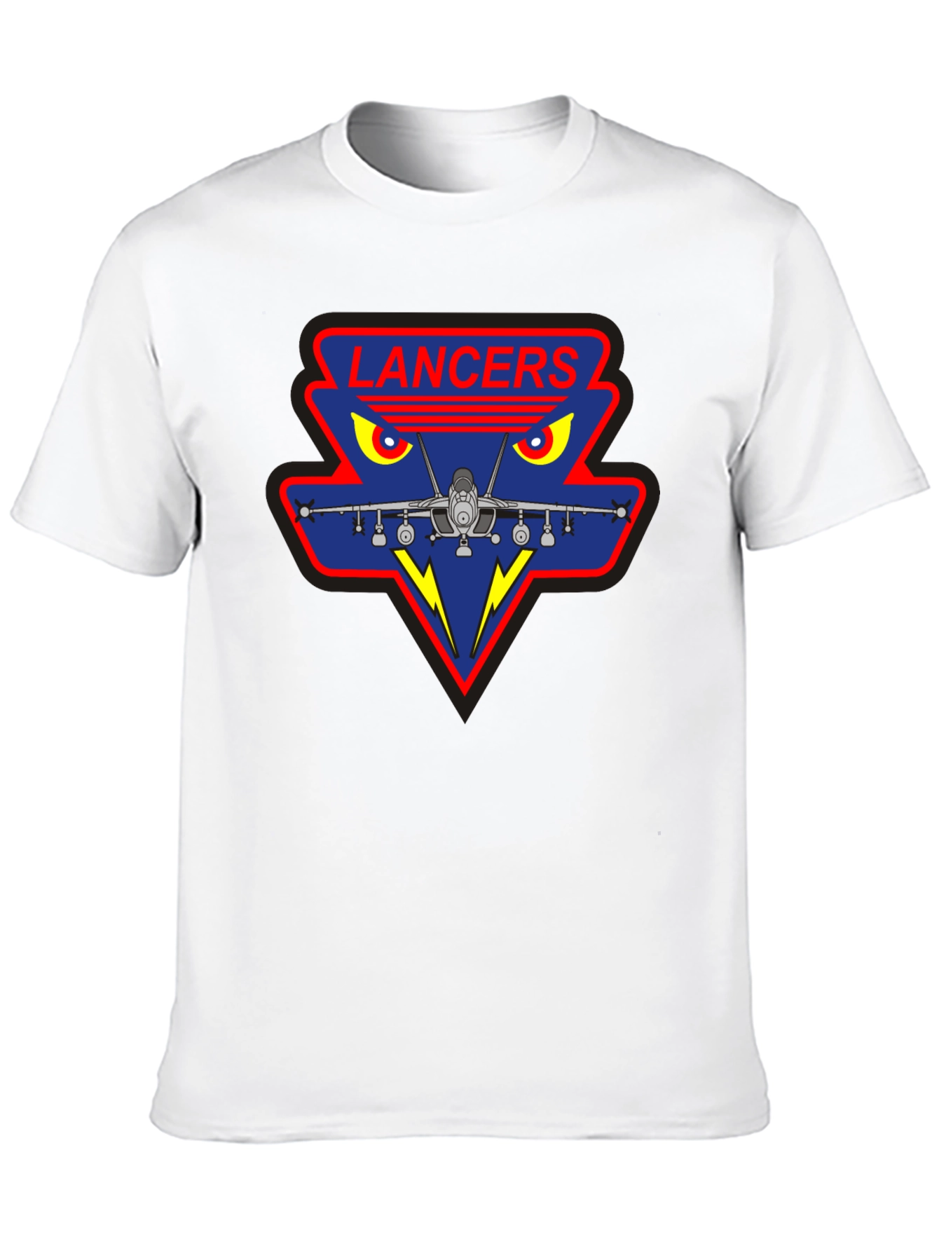 Lancers Squadron Graphic Tee - Black Crew Neck