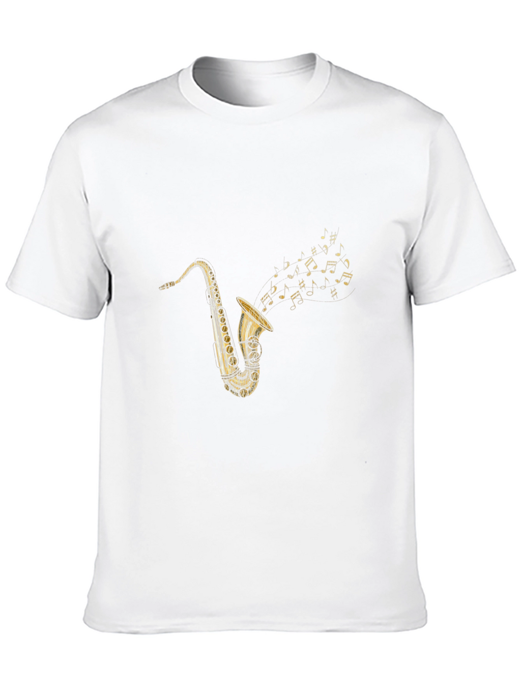 Saxophone Music T-Shirt - Classic Style