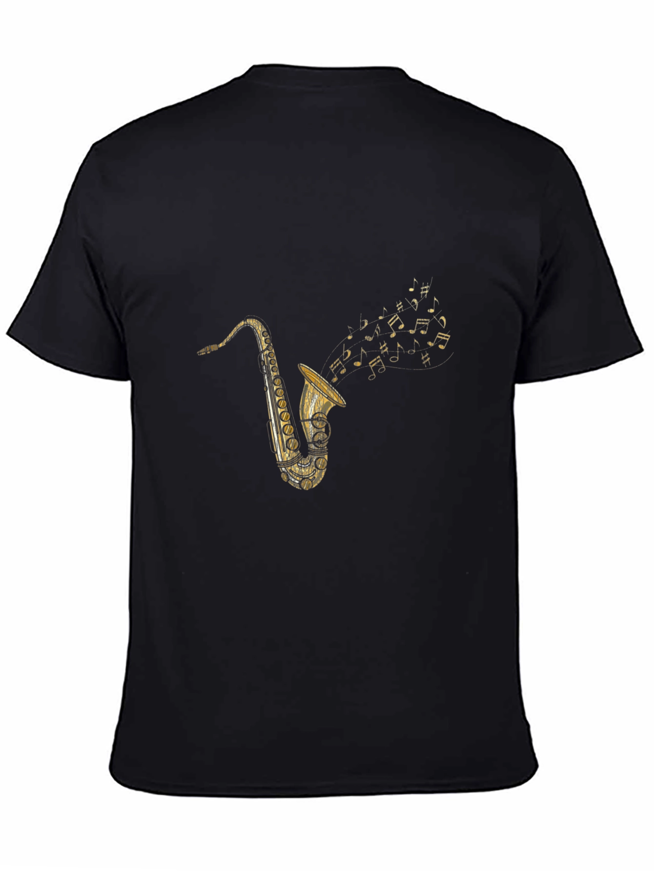 Saxophone Music T-Shirt - Classic Style