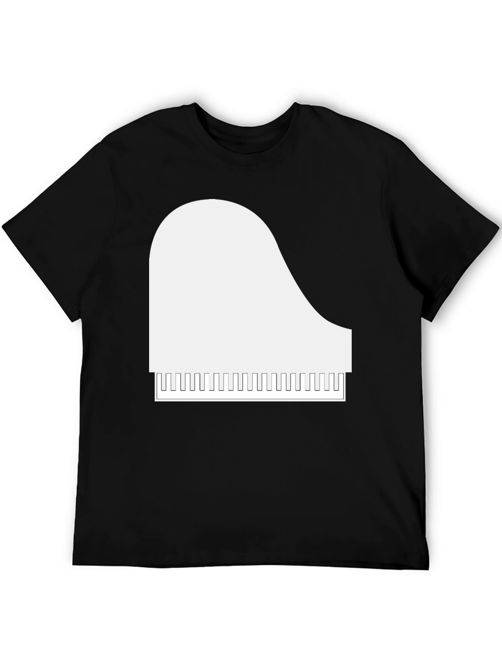Piano Graphic T-Shirt - Musical Style