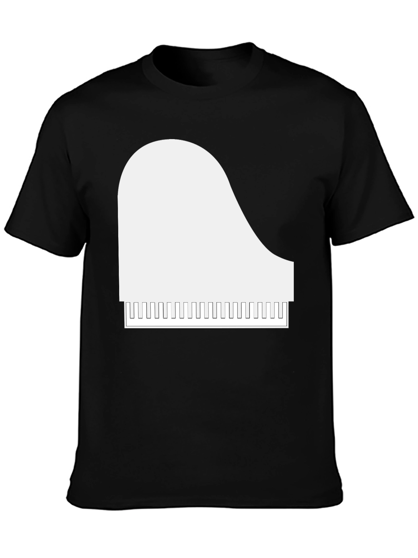Piano Graphic T-Shirt - Musical Style
