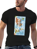 Adventure Awaits World Map Graphic T-Shirt