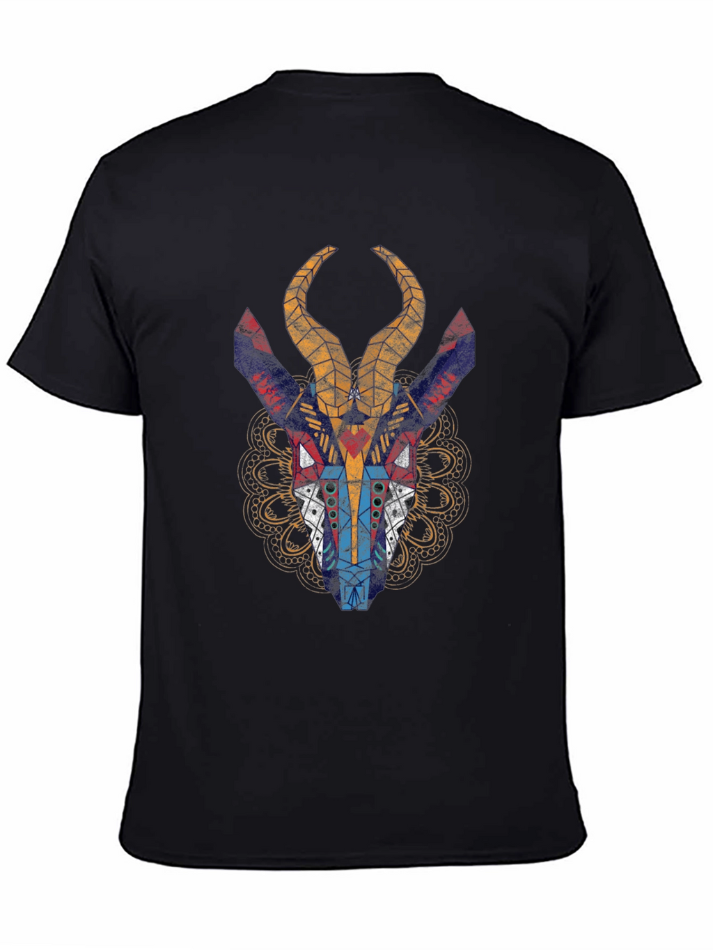 Geometric Animal Print T-Shirt