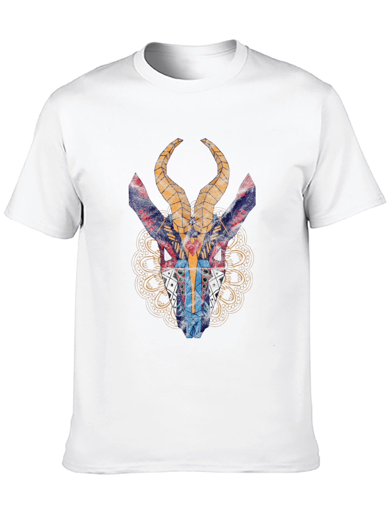 Geometric Animal Print T-Shirt