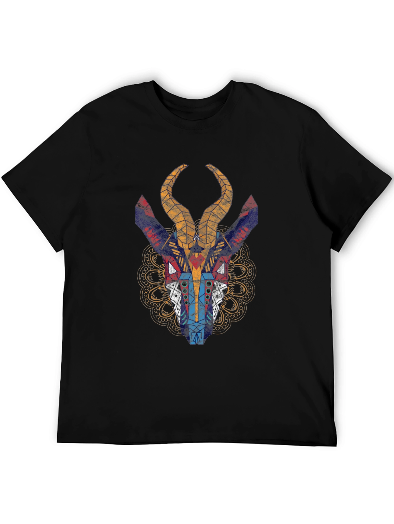 Geometric Animal Print T-Shirt