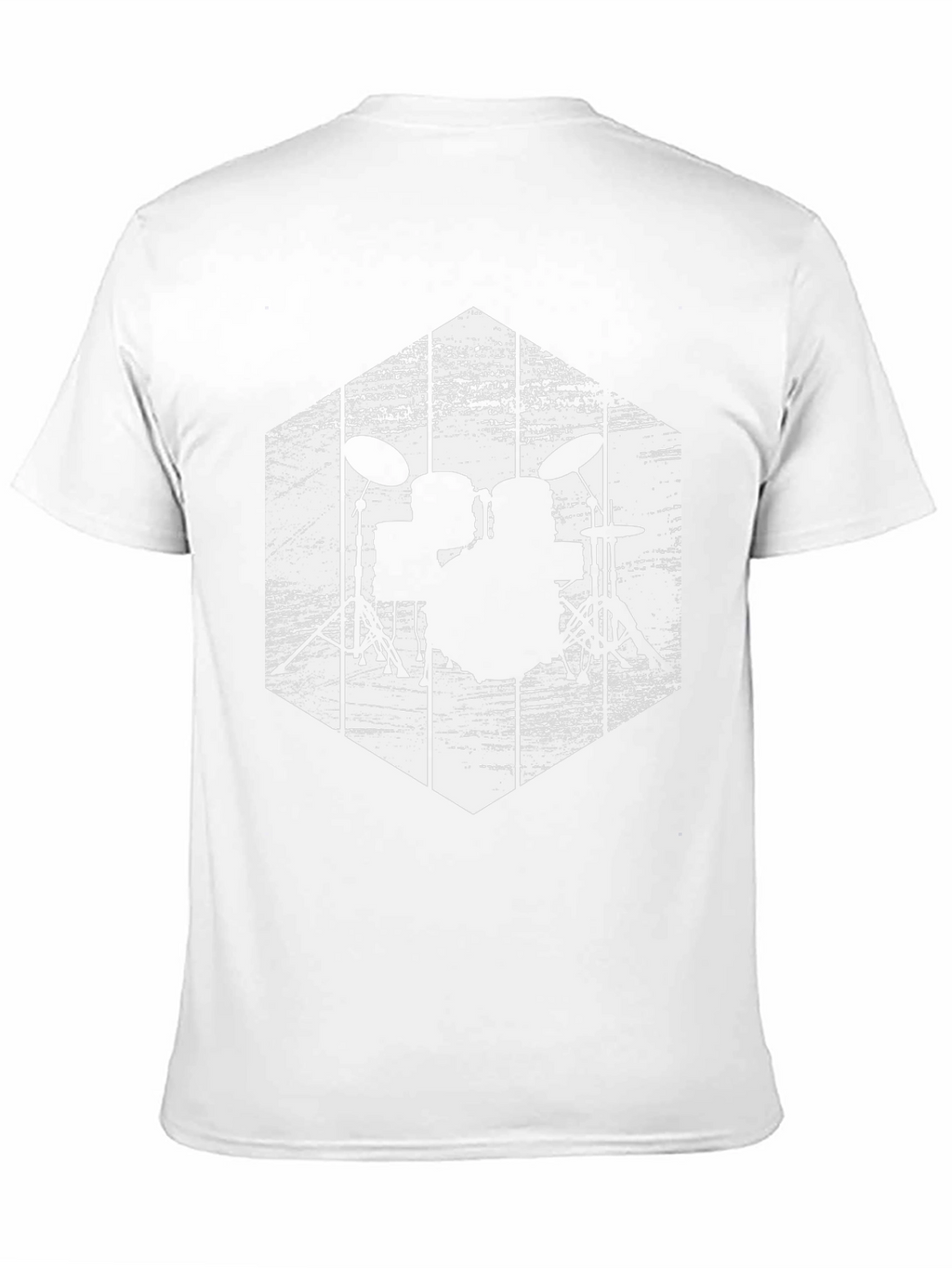 Drum Set Graphic Tee - Rock Band T-Shirt
