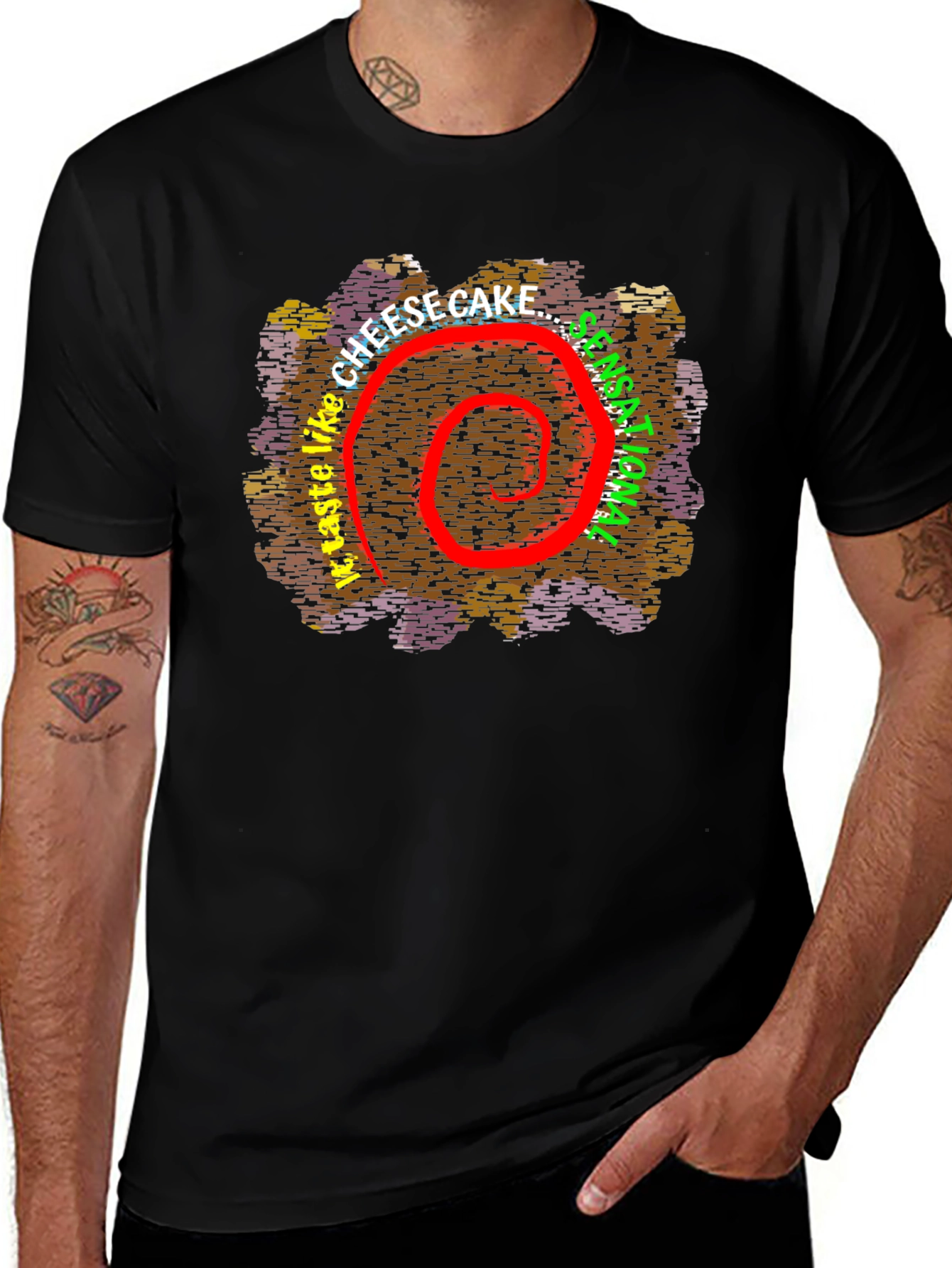 Cheesecake Sensation Graphic T-Shirt