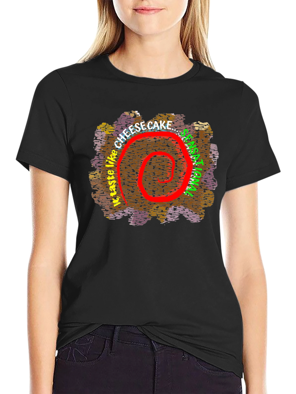 Cheesecake Sensation Graphic T-Shirt