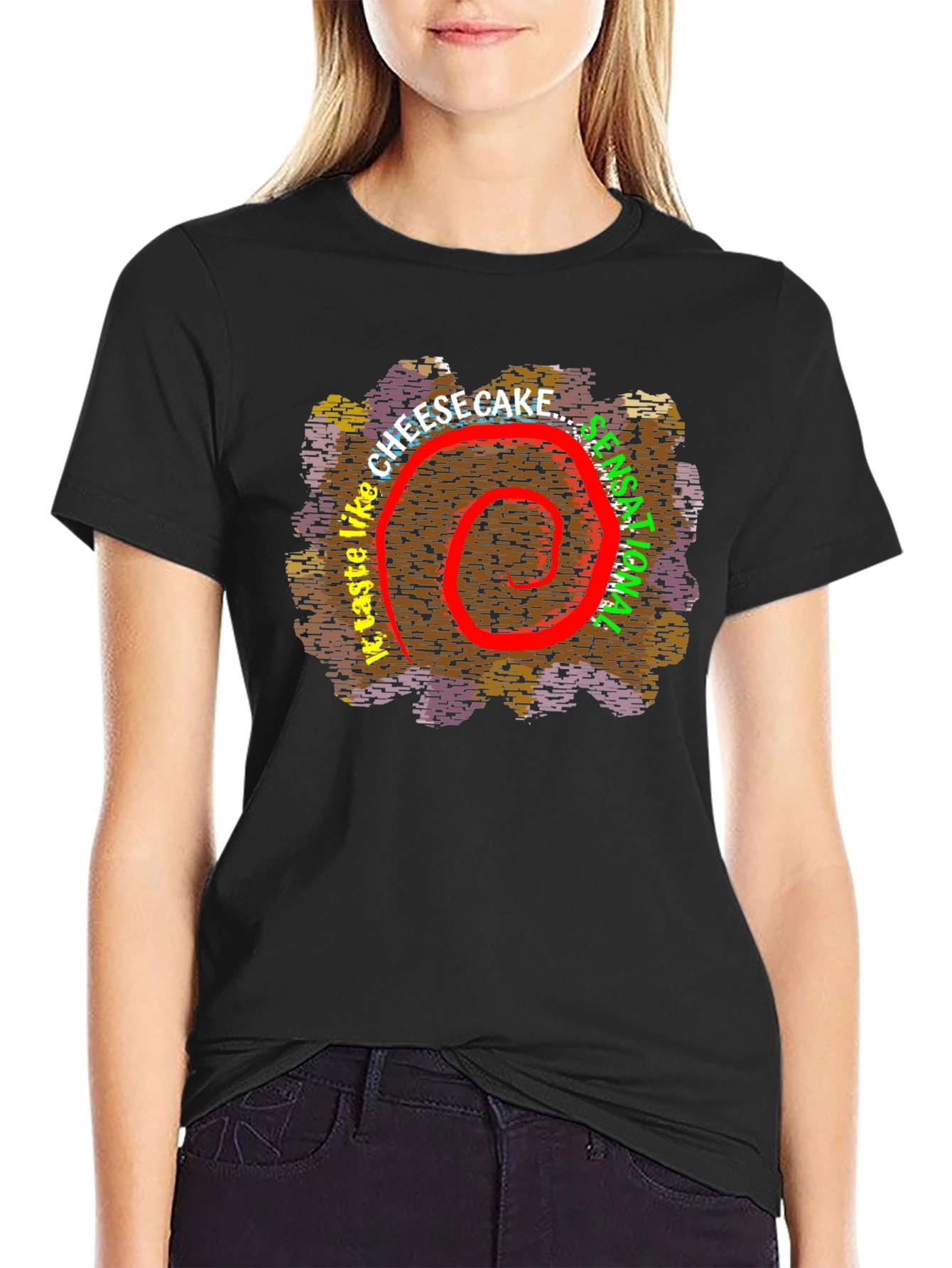 Cheesecake Sensation Graphic T-Shirt
