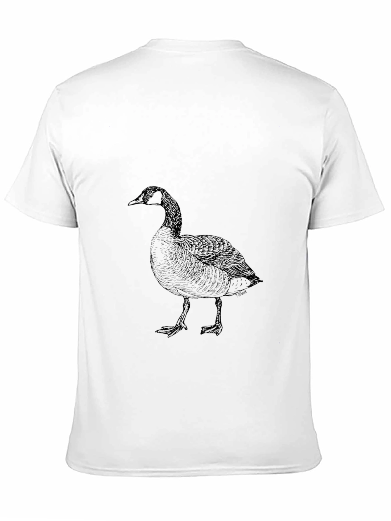 Black Goose Graphic Tee - Soft Cotton Comfort